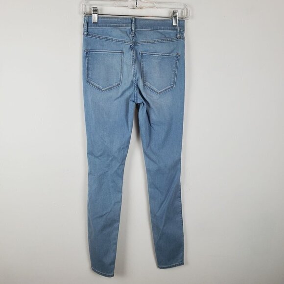 Abercrombie & Fitch Jean Legging Womens 2 High Rise Skinny Cotton‎ stretch Denim - Picture 11 of 11